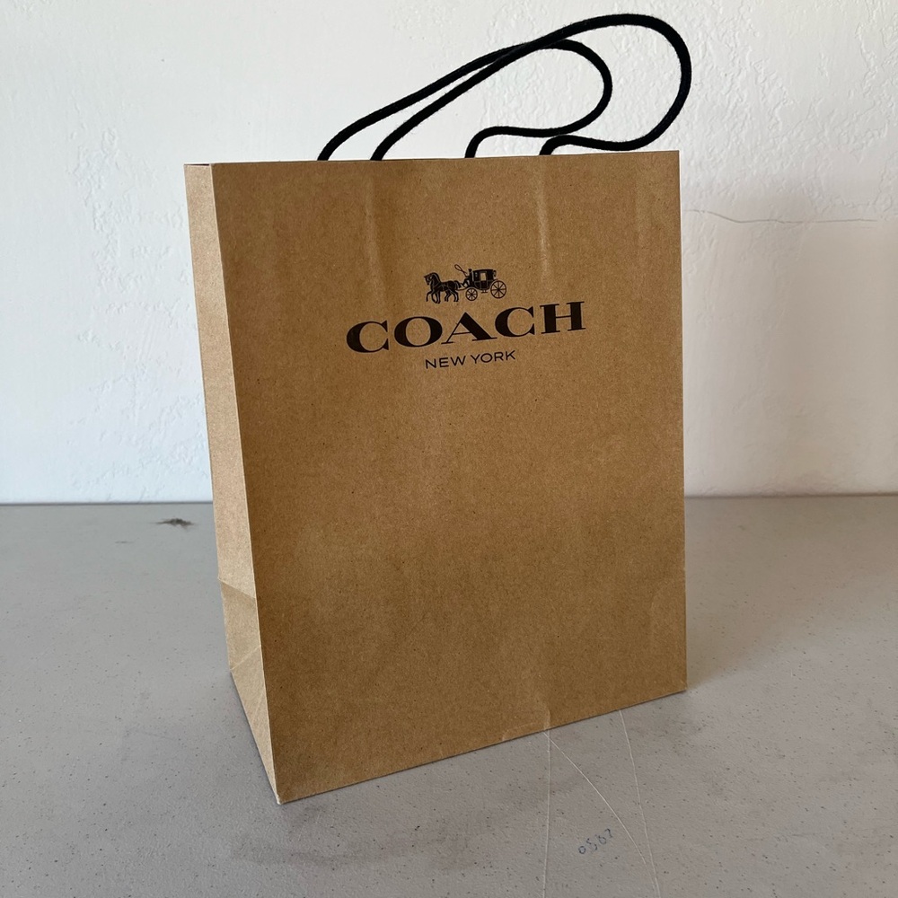 Coach Brown Paper Bag  A1